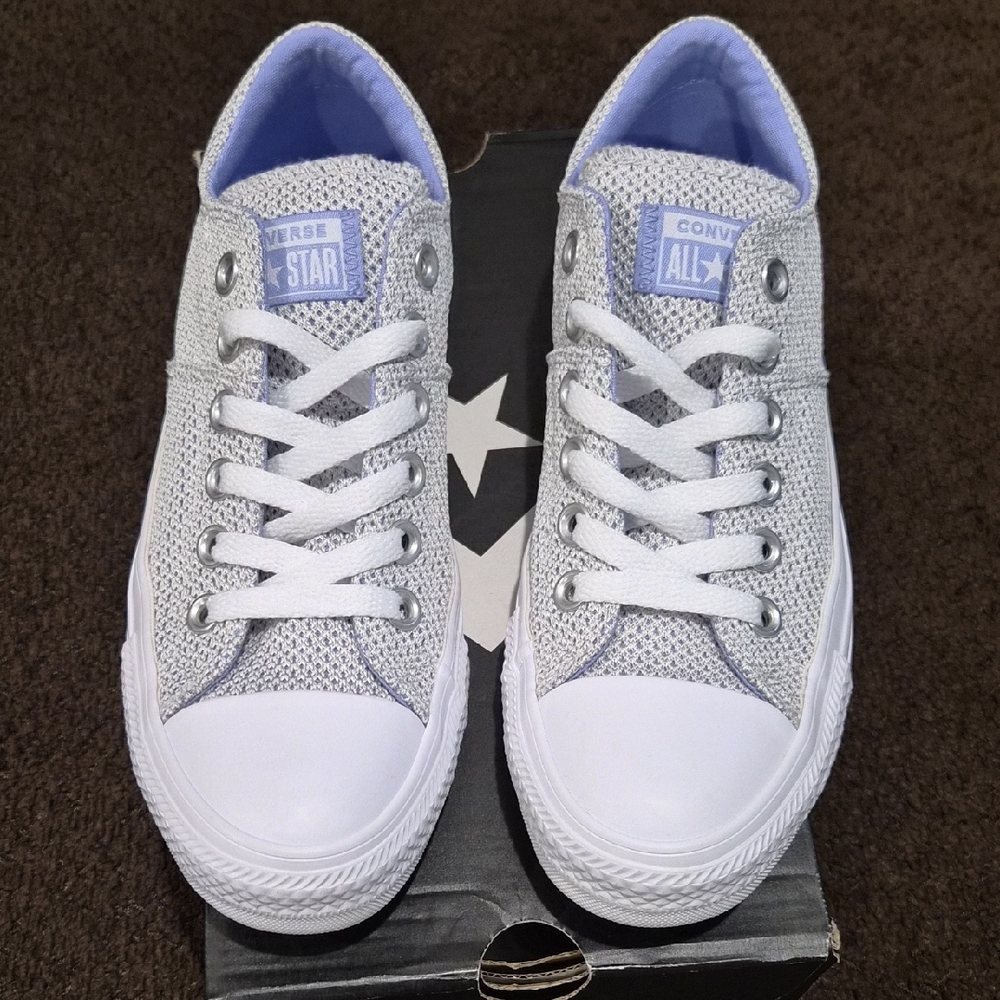 Converse "Madison Ox", White/Mouse/Twilight Pulse, Excellent Cond, Worn Once